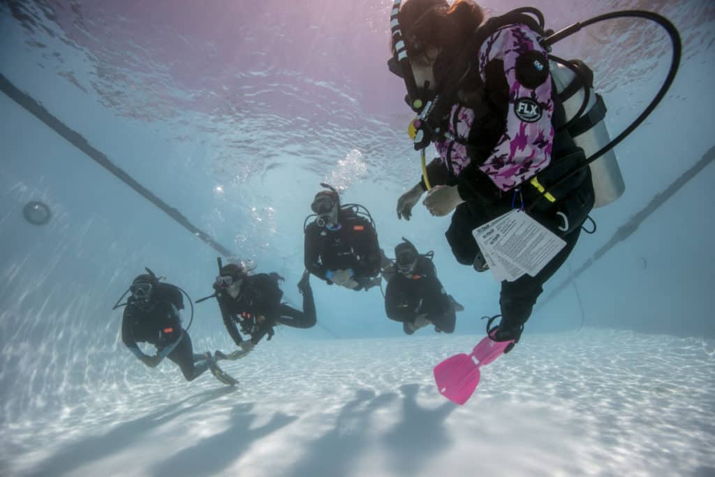 PADI Open Water Diver training