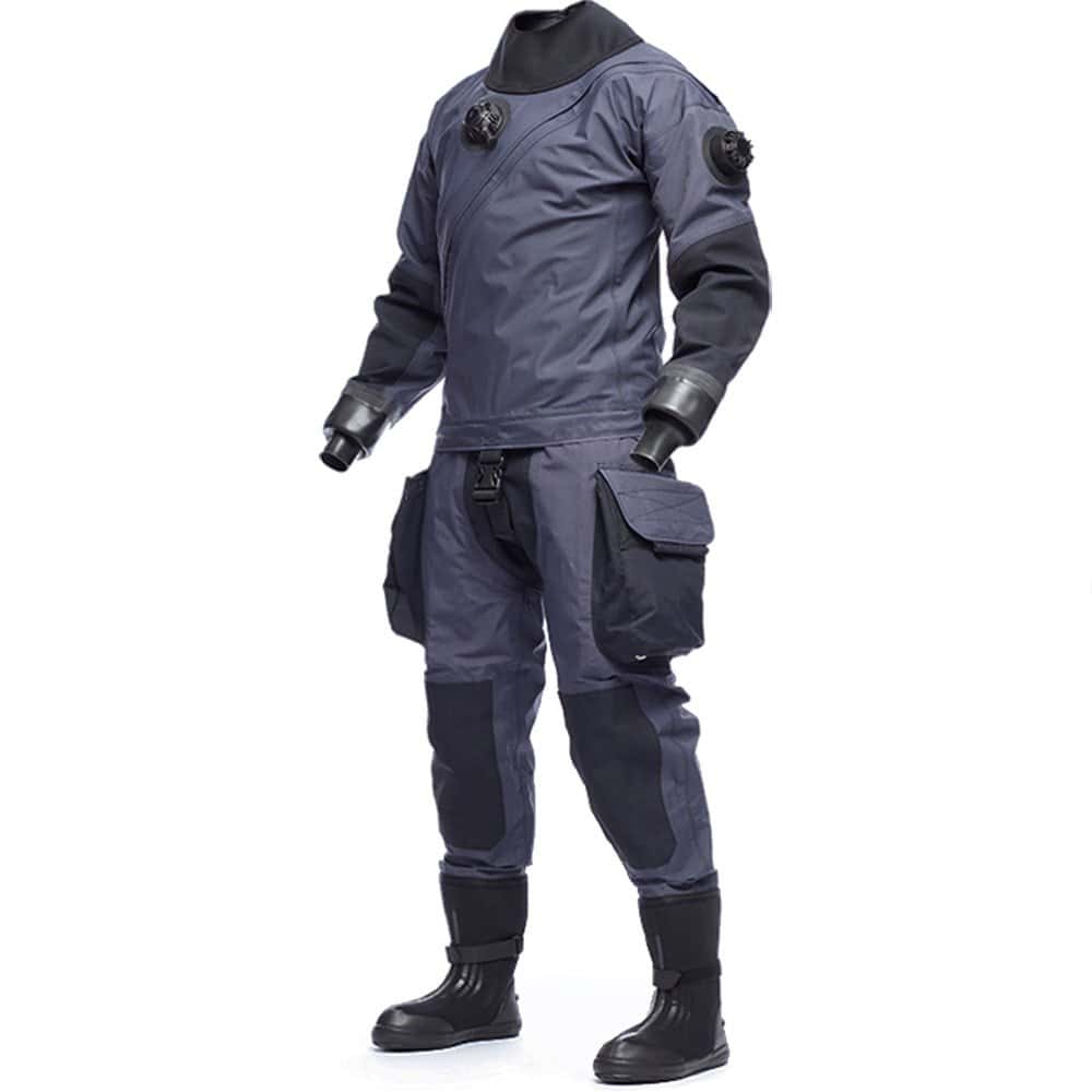 Trilaminate scuba diving dry suit