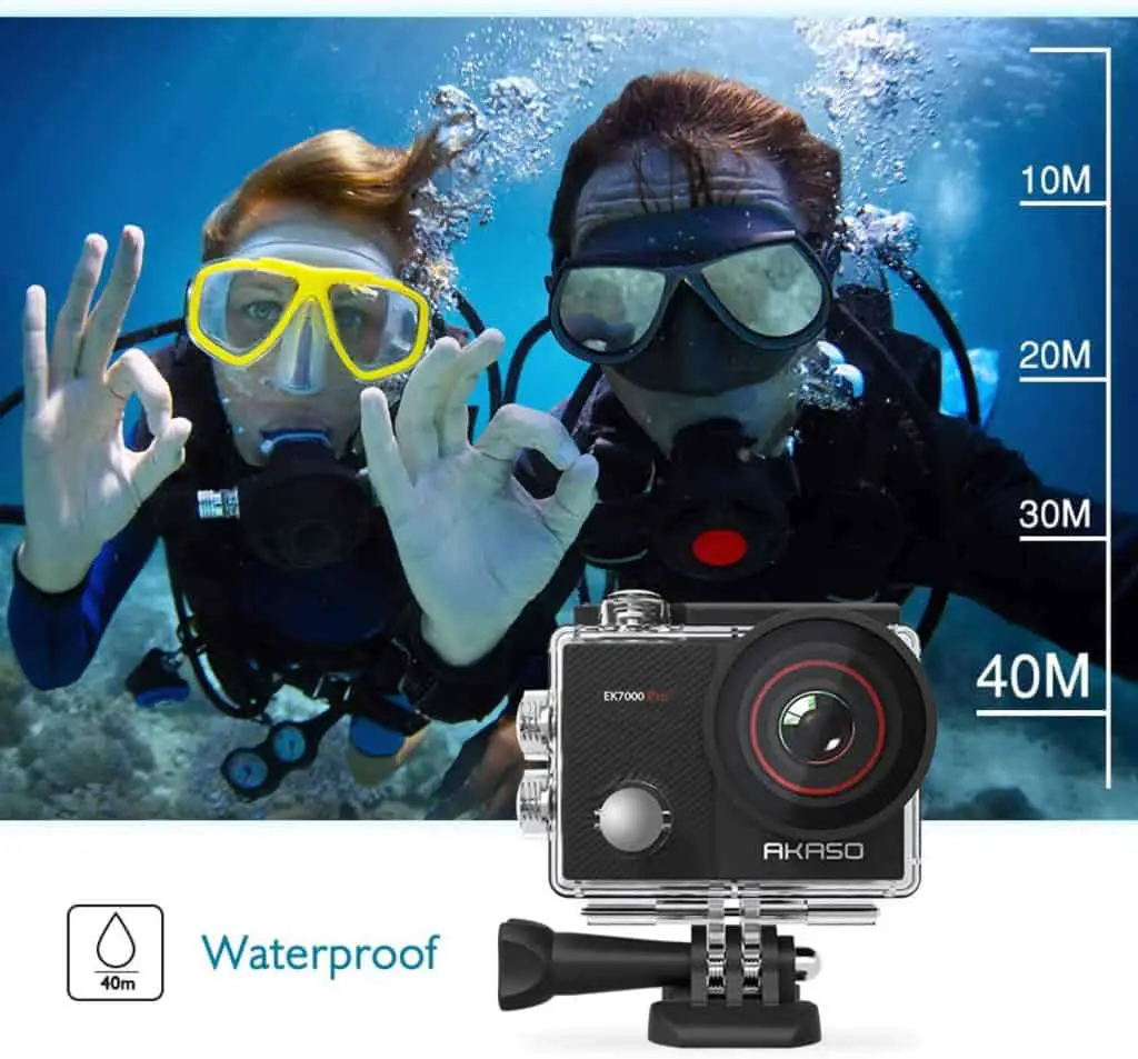 The AKASO EK7000 Pro is one of the cheapest action cams on the market